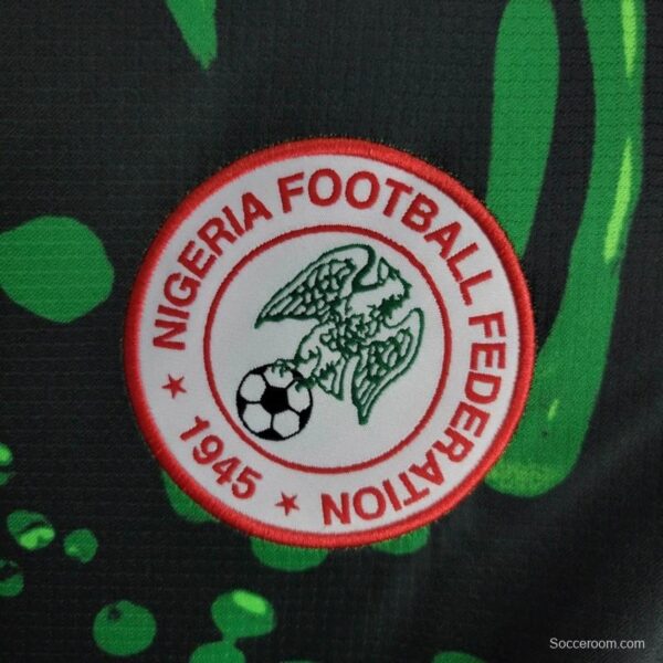 2024 Nigeria Away Green Black Jersey - Image 7