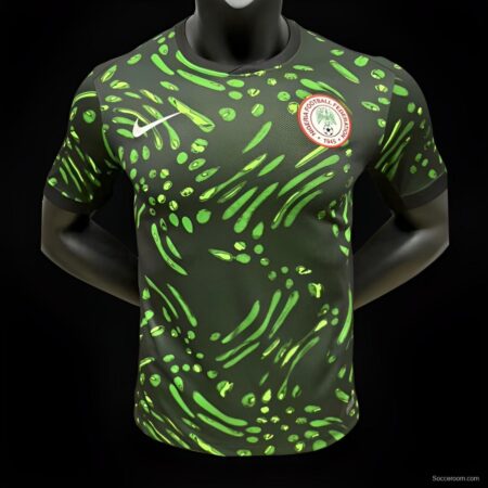 Player Version 2024 Nigeria Away Green Jersey