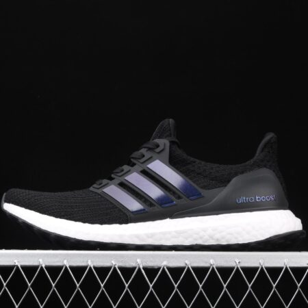 Adidas Ultra Boost 4.0FW5692 fourth generation knitted striped black and blue UB