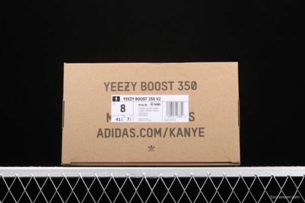 Adidas Yeezy Boost 350V2 Cinder FY4176 Darth Coconut 350 second generation hollowed-out side full of star cinder color matching - Image 12