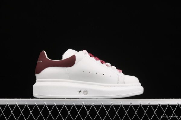 Alexander McQueen wine red silk cowhide tail - Image 17