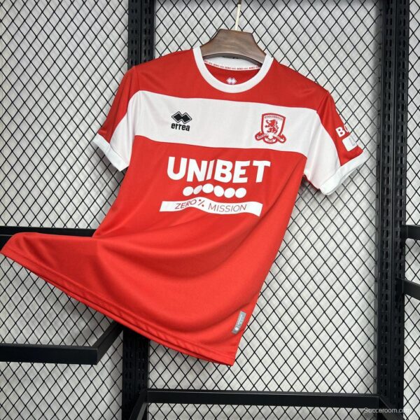 24/25 Middlesbrough Home Jersey - Image 2