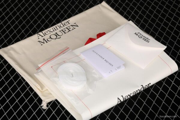 Alexander McQueen wine red silk cowhide tail - Image 2