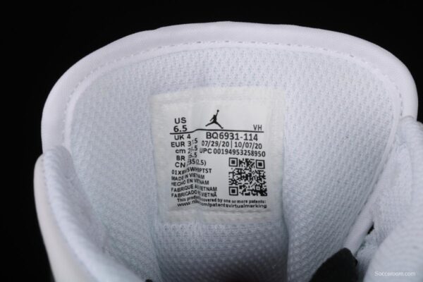 Air Jordan 1 Mid SE naked eye 3D limited edition Zhongbang basketball shoes BQ6931-114, - Image 5