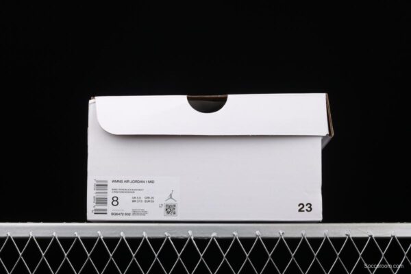 Air Jordan 1 Mid GS laser powder Zhongbang basketball shoes BQ6472-602 - Image 11