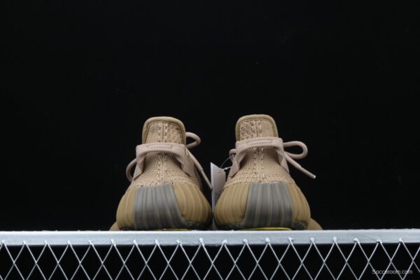 Adidas Yeezy Boost 350 V2 FX9033 das coconut 350 second generation hollowed-out sesame gray angel color - Image 11