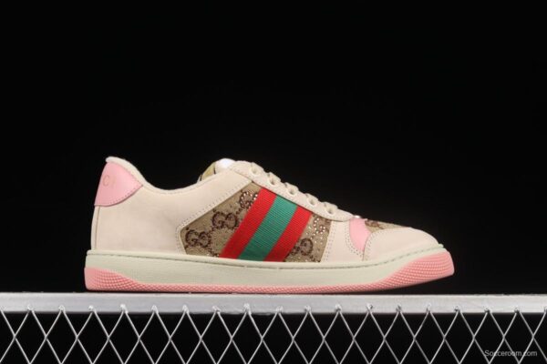 Gucci Distressed Screener Sneaker classic daddy shoes A38G09064 - Image 16