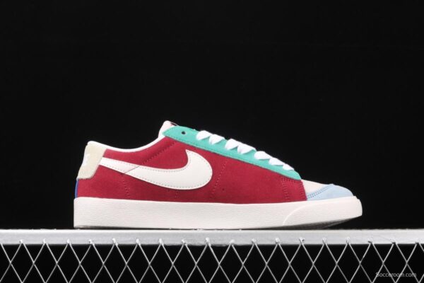 NIKE Blazer Low QS HH Trail Blazers low-top casual board shoes BQ1167-008 - Image 15