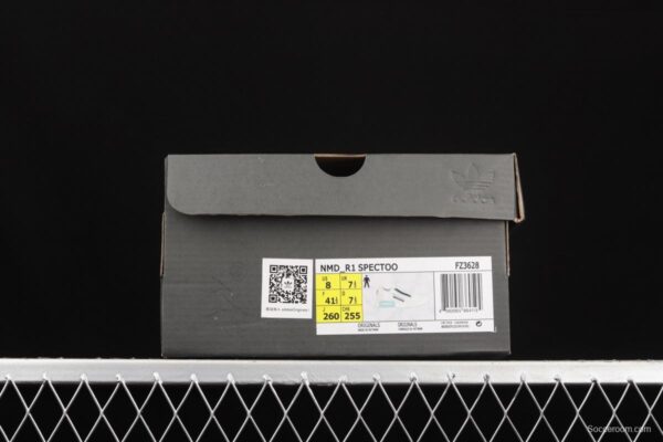 Adidas NMD_R1 SPECTOO FZ3628 elastic knitted running shoes - Image 10
