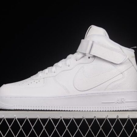 LV x NIKE Air Force 1'07 Mid co-branded custom mid-top casual sneakers CQ2319-100