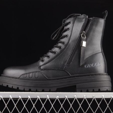 Gucci Screener GG High-Top Sneaker Gucci retro college style leisure Martin boots 02JPO605533