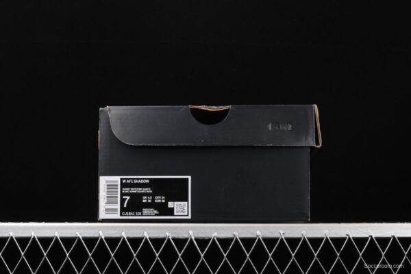 NIKE Air Force 1 ShAdidasow light weight heightened low-top board shoes CJ1641-101, - Image 10