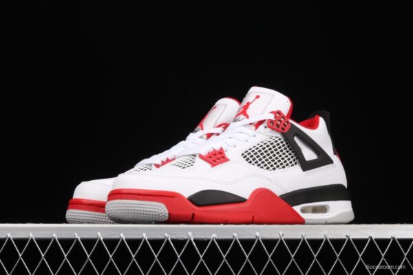 Air Jordan 4 Fire Red White and Red Flame Red Basketball shoes DC7770-160 - Image 14