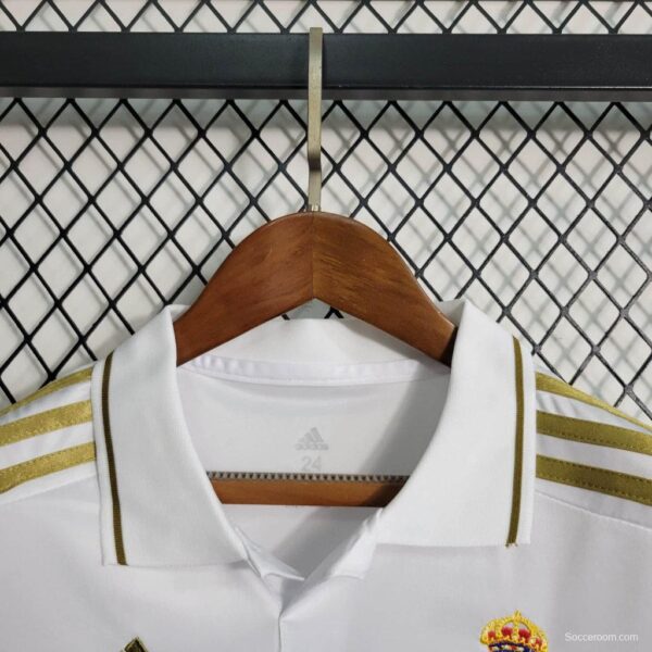 Retro 11-12 KIDS Real Madrid Home Jersey - Image 3