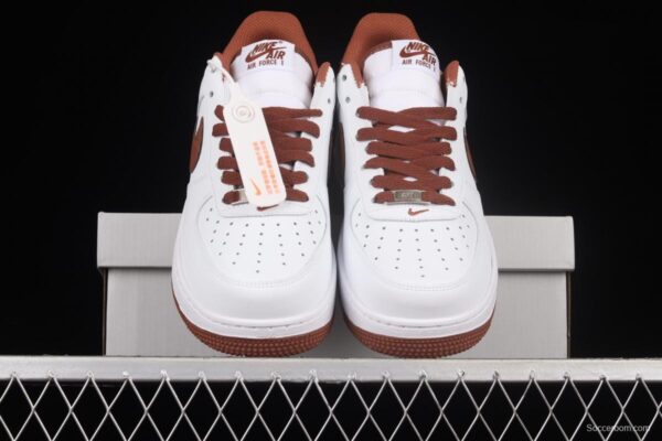 NIKE Air Force 11607 Low Pecan Chocolate Brown low-top casual board shoes DH7561-100 - Image 12