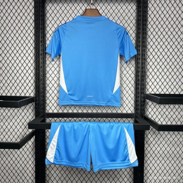 24/25 Kids Real Madrid Blue Goalkeeper Jersey - Image 6