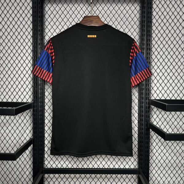 24/25 Barcelona Pre-Match Red/Blue Stripe Jersey - Image 3