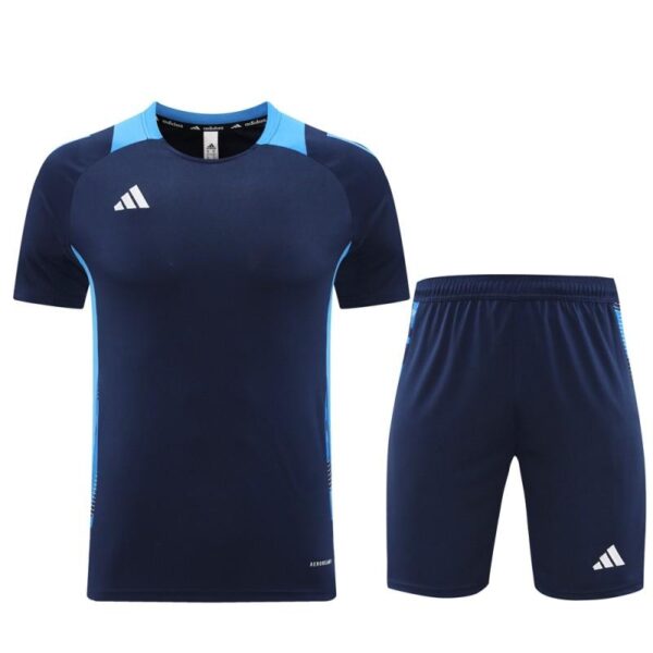 24/25 Adidas Navy Short Sleeve Jersey+Shorts - Image 16