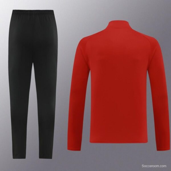 2024 Nike Red/Black Half Zipper Jacket+Pants - Image 12