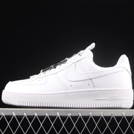 NIKE Air Force 1x07 Low metal silver hook low-top casual board shoes 315122-111,