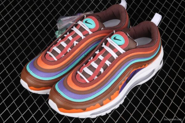NIKE Air Max 97 melted ice cream color mattress running shoes 921826-101 - Image 9
