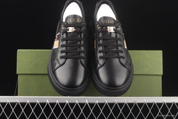 Gucci Screener GG High-Top Sneaker double G embossed leisure shoes series leisure board shoes 02JPO68305 - Image 12