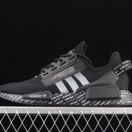 Adidas NMD R1 Boost V2 GX1120 second generation elastic knitted surface popcorn running shoes