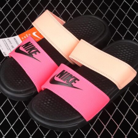 NIKE Benassi Swoosh # double belt ninja slipper series # authentic slippers life all kinds of summer beach slippers 819717-602