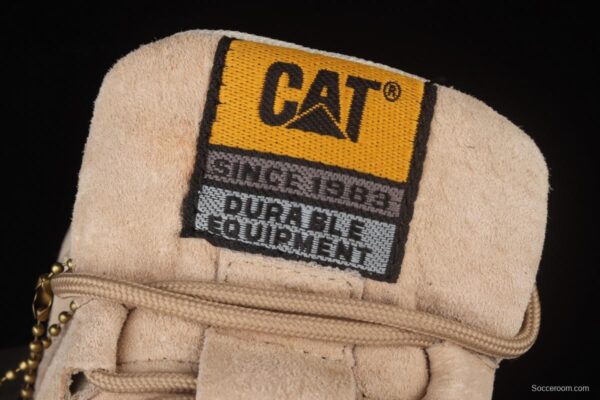 CAT British vintage tooling low-top men's boots P721068 khaki - Image 8