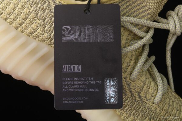 Adidas Yeezy 350 Boost V2 FV3255 Darth Coconut 350 second generation hollowed-out silk yellow star matching BASF popcorn - Image 3