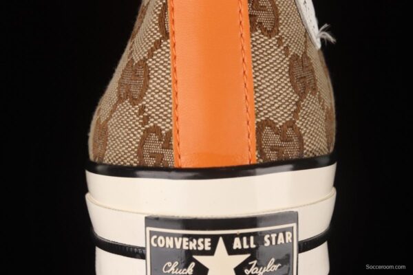 Remake Con Gucci x Converse Converse Trend High Top Casual Sneakers 169768C - Image 7