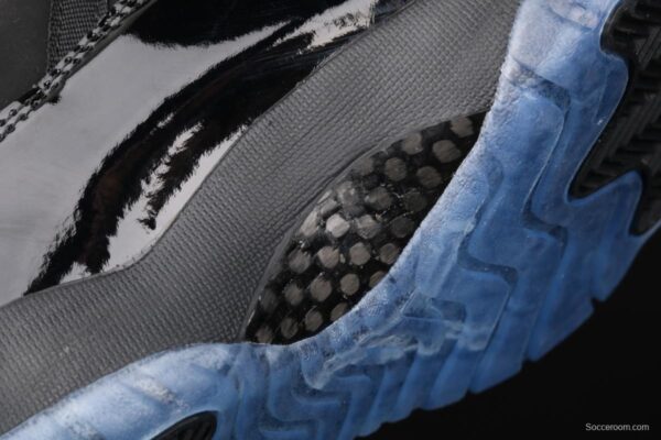 Air Jordan 11 Cap and Gown 11 Black Gamma Black Samurai 378037-005 - Image 2