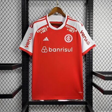 24/25 SC Internacional Home Jersey With Full Sponsors