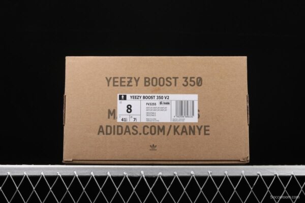 Adidas Yeezy 350 Boost V2 FV3255 Darth Coconut 350 second generation hollowed-out silk yellow star matching BASF popcorn - Image 12