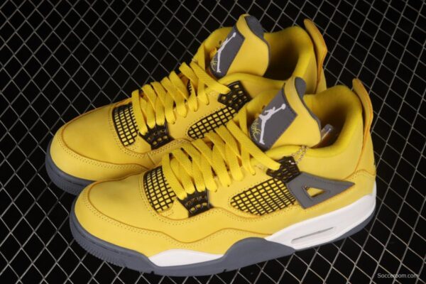 Air Jordan 4 Retro Lightning duplicates white and yellow electric letter CT8527-700 - Image 10