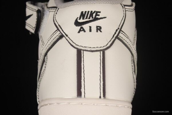 NIKE Air Force 1x 07 Mid laser rice white 3M reflective medium side leisure sports board shoes AQ2898-008 - Image 4