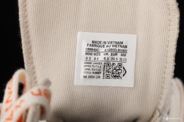 Converse x Feng Chen Wang 2in1 Chuck 70 deconstruct and reshape the joint style high top casual board shoes 169840C - Image 5
