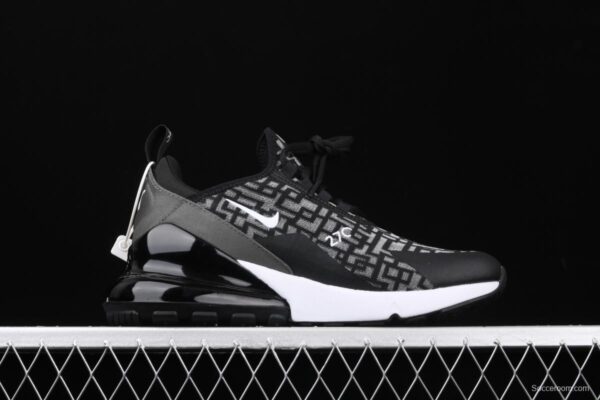 NIKE Max 270Rubik's cube full of stars half palm air cushion running shoes AQ9164-014 - Image 14
