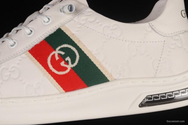 Gucci Screener GG High-Top Sneaker double G embossed leisure shoes series leisure board shoes 02JPO60166 - Image 7