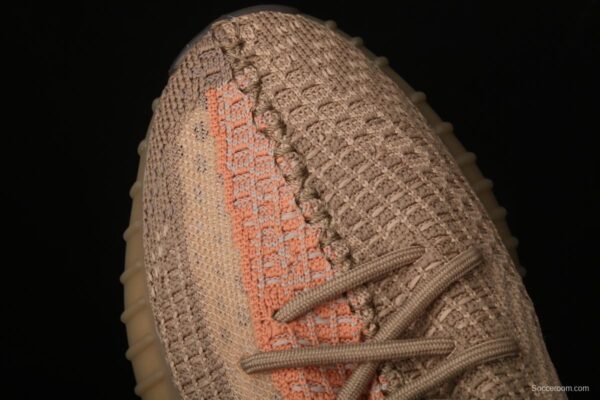 Adidas Yeezy 350 Boost V2 Sulfur FZ5240 Darth Coconut 350 second generation hollowed-out pheasant red color BASF Boost original - Image 9