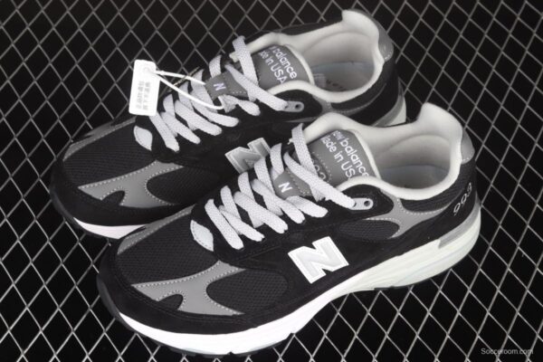 New Balance NB MAdidase In USA M993 series American blood classic retro leisure sports daddy running shoes MR993BK - Image 10
