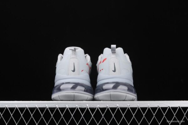NIKE Max 270React Just Do It mixed technology half palm air cushion running shoes CT2203-002 - Image 12