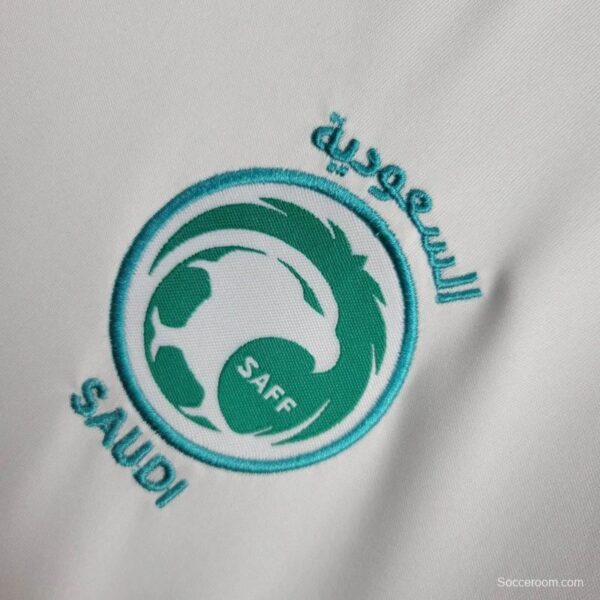 2024 Kids Saudi Arabia Away White Jersey - Image 6