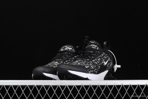 NIKE Max 270Rubik's cube full of stars half palm air cushion running shoes AQ9164-014 - Image 12