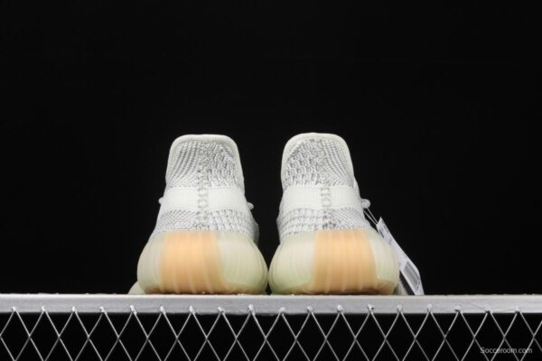 Adidasidas Yeezy Boost 350 V2 Tailgate FX4349 Darth Coconut 350 second generation hollowed-out Asian gray star color BASF popcorn - Image 15