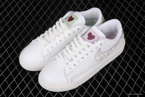 NIKE Blazer Low SE Valentine's Day shallow-cut sole retro classic Blazers leisure sports board shoes CT5750-100 - Image 9