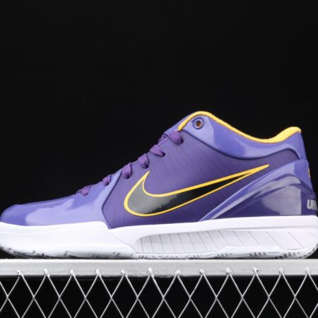 NIKE Zoom Kobe 4 Protro UNDEFEATED Kobe Bryant four generations of joint Zijin Lakers low-top men's basketball shoes CQ3869-500