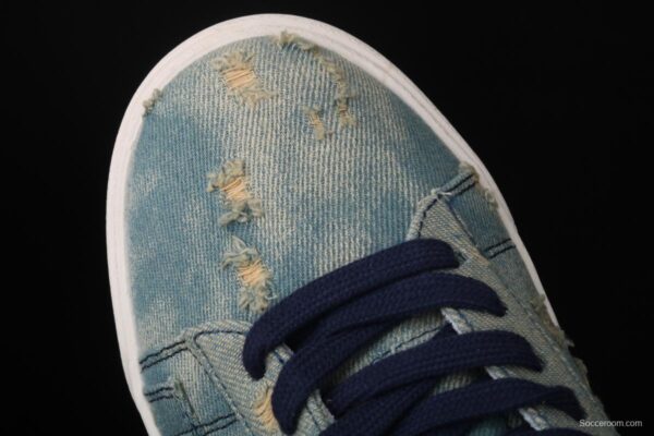 Levi's Strauss x NIKE Blazer Low Trail Blazers hole-breaking jeans low-side leisure sports board shoes 905345-403 - Image 9