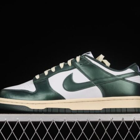 NIKE SB DUNK Low Vintage Green Navy Green Distressed SB Buckle Backboard Fashion Casual Sneakers DQ8580-100