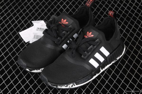 Adidas NMD R1 Boost FW7568 Elastic knitted face Popcorn running shoes - Image 9